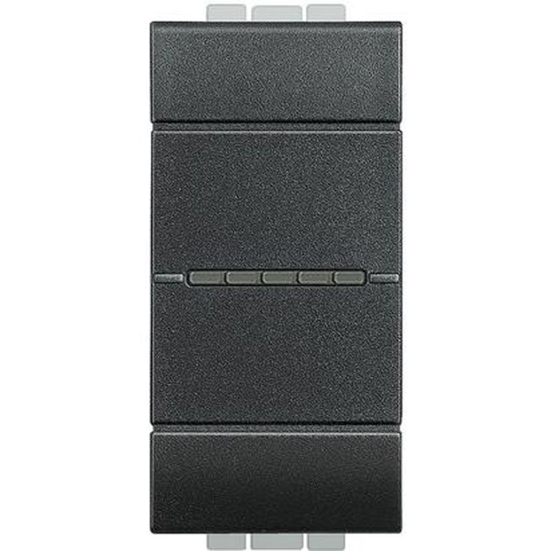 Выключатель аксиальный 1-кл. 1мод. СП LivingLight 10А IP20 250В авт. клеммы антрацит Leg BTC L4051AN Выключатель аксиальный 1-кл. 1мод. СП LivingLight 10А IP20 250В авт. клеммы антрацит Leg BTC L4051AN