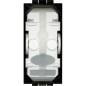 Кнопка с авт. клем. размер 1мод. без клавиши LivingLight Leg BTC LN4005A Кнопка с авт. клем. размер 1мод. без клавиши LivingLight Leg BTC LN4005A