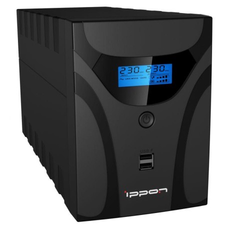 Источник бесперебойного питания Smart Power Pro II 2200 1200Вт 2200В.А черн. IPPON 1005590