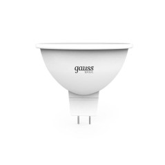 Лампа светодиодная Basic 5.5Вт MR16 3000К GU5.3 490лм (уп.3шт) GAUSS 10135162T