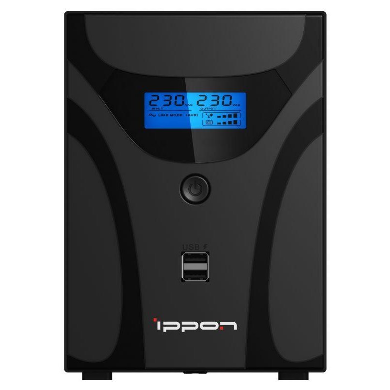 Источник бесперебойного питания Smart Power Pro II Euro 2200 1200Вт 2200В.А черн. IPPON 1029746 Источник бесперебойного питания Smart Power Pro II Euro 2200 1200Вт 2200В.А черн. IPPON 1029746