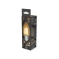 Лампа светодиодная филаментная Black Filament 11Вт свеча 2700К тепл. бел. E27 810лм GAUSS 103802111