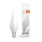 Лампа светодиодная филаментная Basic Filament 6.5Вт Свеча на ветру 2700К Е14 480лм milky GAUSS 1045117
