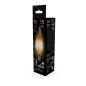Лампа светодиодная филаментная Black Filament 11Вт свеча на ветру 2700К тепл. бел. E14 810лм GAUSS 104801111