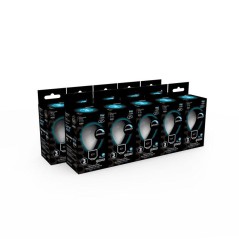 Лампа светодиодная филаментная Black Filament 9Вт P45 шар матовая 4100К нейтр. бел. E27 610лм диммир. GAUSS 105202209-D