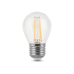 Лампа светодиодная филаментная Black Filament 11Вт P45 шар 2700К тепл. бел. E27 810лм GAUSS 105802111