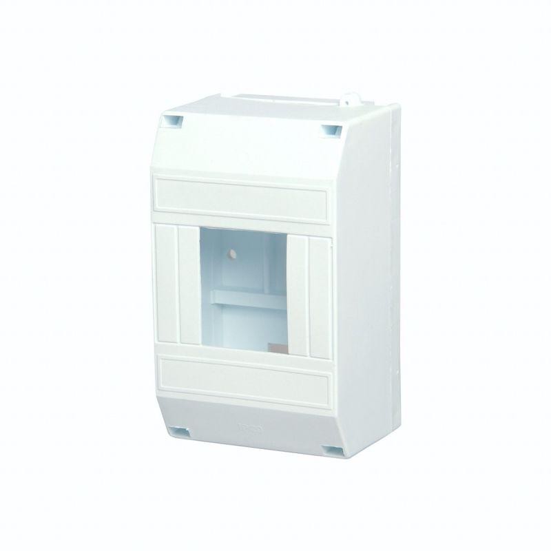 Бокс пластиковый КМПн 1/4 IP20 бел. инд. штрих-код Rexant 11-0114 Бокс пластиковый КМПн 1/4 IP20 бел. инд. штрих-код Rexant 11-0114