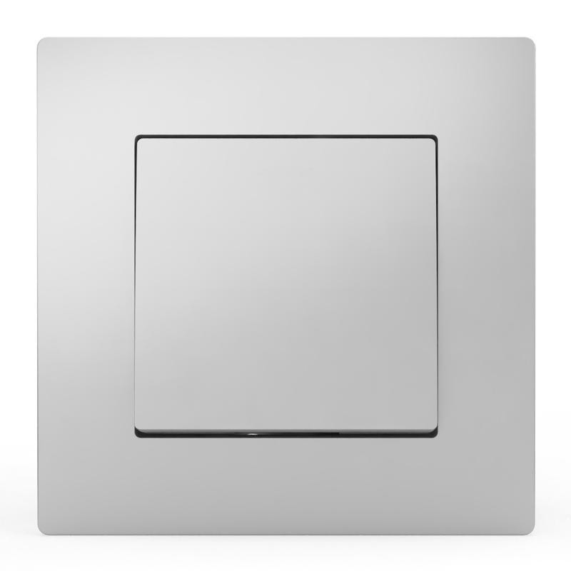 Выключатель 1-кл. СП Pixel 10А IP20 в сборе алюм. TOKOV ELECTRIC TKE-PX-V1F-C03 Выключатель 1-кл. СП Pixel 10А IP20 в сборе алюм. TOKOV ELECTRIC TKE-PX-V1F-C03