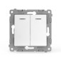 Выключатель 2-кл. СП Pixel 10А IP20 с индикатором механизм бел. TOKOV ELECTRIC TKE-PX-V2I-C01 Выключатель 2-кл. СП Pixel 10А IP20 с индикатором механизм бел. TOKOV ELECTRIC TKE-PX-V2I-C01