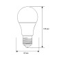 Лампа светодиодная LED7-A60/845/E27 7Вт грушевидная матовая 4500К бел. E27 590лм 170-265В Camelion 11254