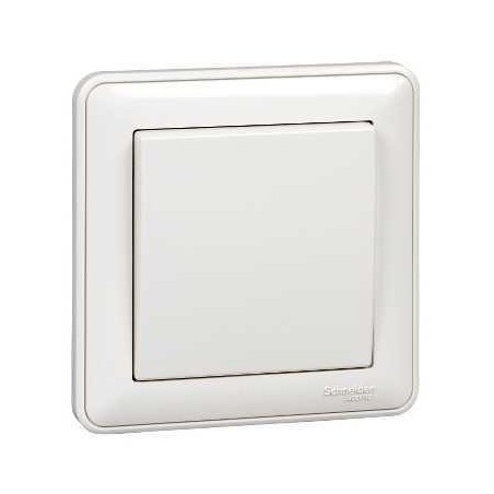 Переключатель проходной 1-кл. СП W59 10А IP20 10AX в сборе бел. SE VS610-156-18
