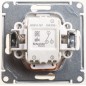 Переключатель проходной 1-кл. СП W59 10А IP20 10AX с подсветкой механизм шампань SE VS610-157-4-86