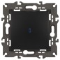 Выключатель 1-кл. СП Elegance 14-1102-05 10А IP20 250В 10AX с подсветкой механизм антрацит Эра Б0034219 Выключатель 1-кл. СП Elegance 14-1102-05 10А IP20 250В 10AX с подсветкой механизм антрацит Эра Б0034219