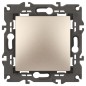 Кнопка 10АХ-250В Elegance шампань 14-1111-04 ЭРА Б0047865