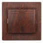 Переключатель 1-кл. СП Plano 10А IP20 1-103-10 250В венге Intro Б0053754