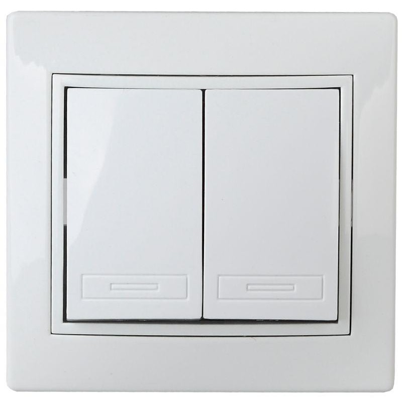 Переключатель 2-кл. СП Plano 1-107-01 10А 250В IP20 бел. Intro Б0053802 Переключатель 2-кл. СП Plano 1-107-01 10А 250В IP20 бел. Intro Б0053802