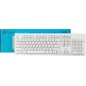 Клавиатура 505M бел. USB slim KW-1820 WHITE ОКЛИК 1196547