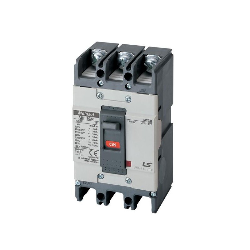 Выключатель автоматический 3п 40А 22/18кА ABN103c 380/415В LS Electric 131008000 Выключатель автоматический 3п 40А 22/18кА ABN103c 380/415В LS Electric 131008000