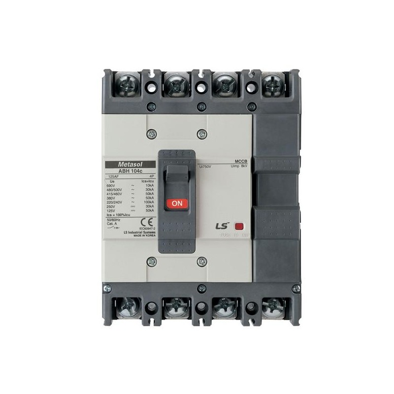 Выключатель автоматический 4п 50А 22/18кА ABN104c 380/415В LS Electric 132006300 Выключатель автоматический 4п 50А 22/18кА ABN104c 380/415В LS Electric 132006300