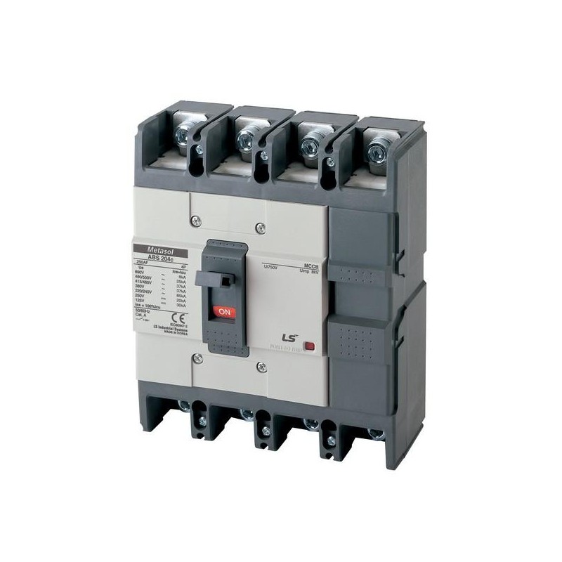Выключатель автоматический 4п 250А 30/26кА ABN204c 380/415В LS Electric 138002800 Выключатель автоматический 4п 250А 30/26кА ABN204c 380/415В LS Electric 138002800