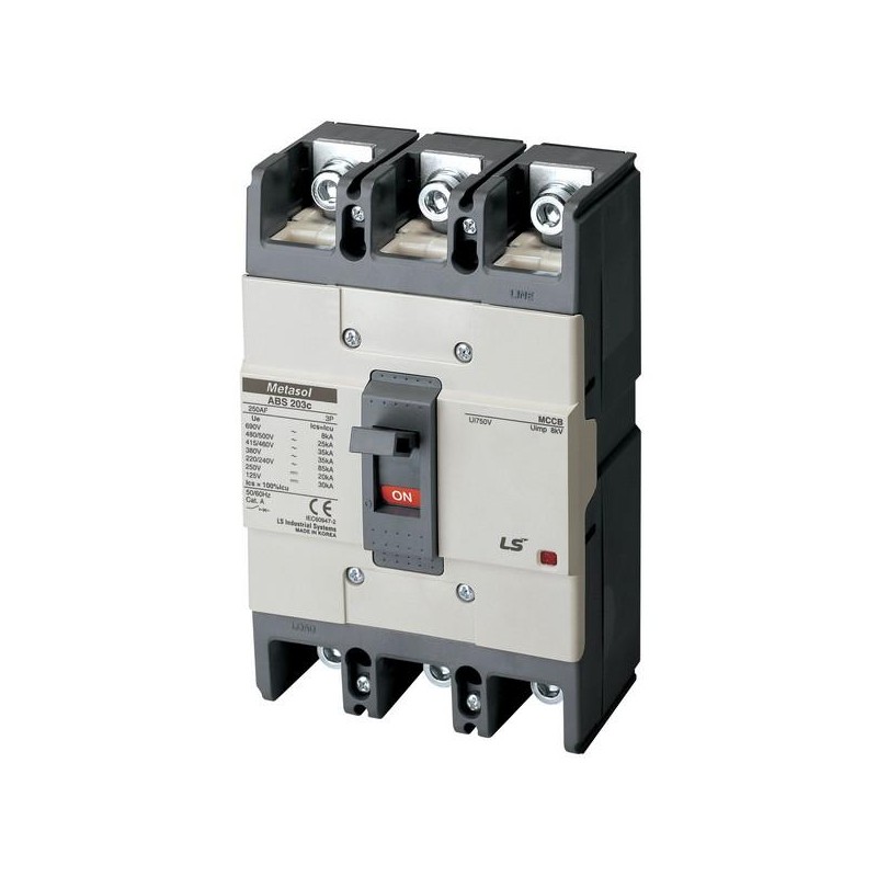 Выключатель автоматический 3п 150А 42/37кА ABS203c 380/415В LS Electric 137000300 Выключатель автоматический 3п 150А 42/37кА ABS203c 380/415В LS Electric 137000300