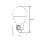 Лампа светодиодная LED-G45-7W-E27-3000K 172-265В "Шар" Ergolux 12143
