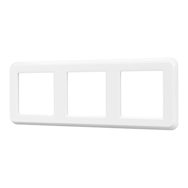 Рамка пластиковая FRM-VERSA-PL-3-WH Arlight 043782 Рамка пластиковая FRM-VERSA-PL-3-WH Arlight 043782