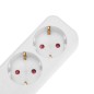 Удлинитель 6х5м с заземл. STANDARD 3х1кв.мм бел. Rexant 13-4045
