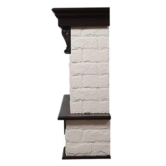 Портал Forte 30S камень бел. шпон темный дуб Firelight НС-1131769