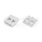 Вставка SIP2-2N-M45-45 45х45 (аналог Mosaic) для 2х модулей формата Keystone Jack ROHS бел. Hyperline 247229