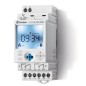 Реле времени цифровое недельное 16А 24В AC/DC 1CO NFC 35мм IP20 монтаж на рейку 35мм FINDER 12A200240000