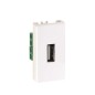 Розетка USB Simon 27 тип A 2.0 узкий модуль винты механизм сл. кость Simon 2701090-031 Розетка USB Simon 27 тип A 2.0 узкий модуль винты механизм сл. кость Simon 2701090-031
