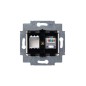 Розетка компьютерная Levit RJ45 кат.5E с заглушкой сл. кость ABB 2CHH295117A6017 Розетка компьютерная Levit RJ45 кат.5E с заглушкой сл. кость ABB 2CHH295117A6017