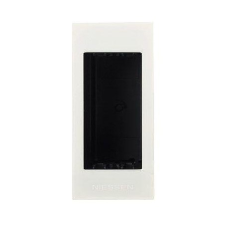 Цоколь для установки в мебель/перегородки на 1мод. Zenit бел. ABB 2CLA267100N1101