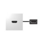 Модуль с адаптером проходной HDMI мама/мама бел. Simon 400 40001194-030 Модуль с адаптером проходной HDMI мама/мама бел. Simon 400 40001194-030