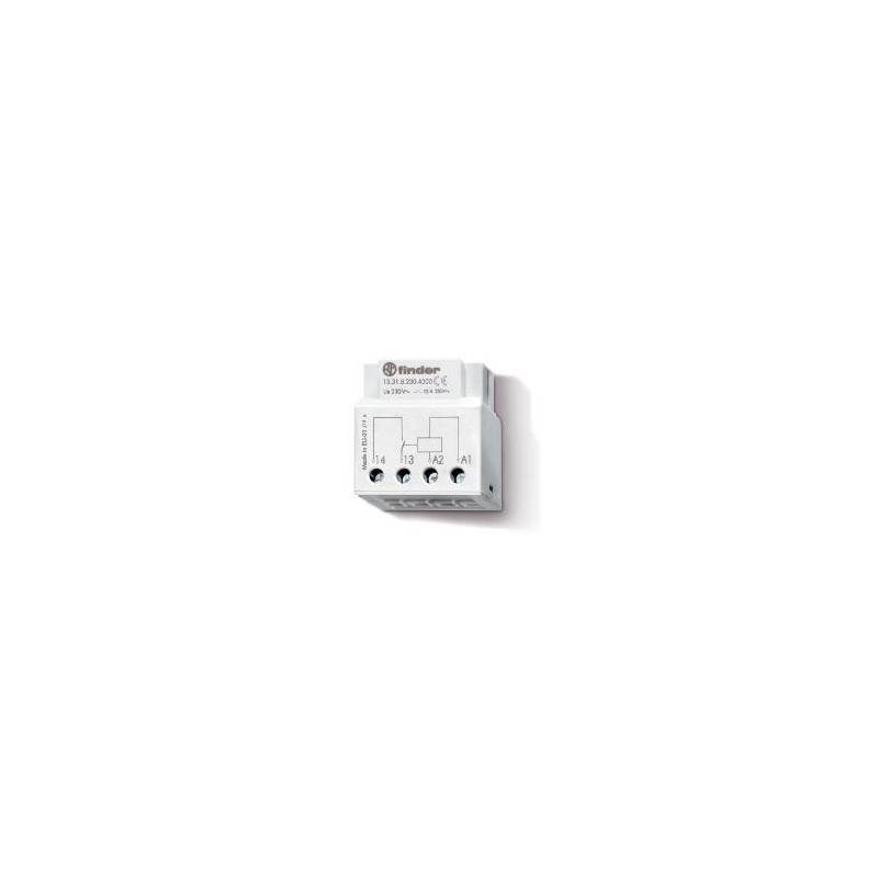 Реле моностабильное промежут. 1NO 12А 12В AC монтаж в коробке IP20 FINDER 133180124300PAS