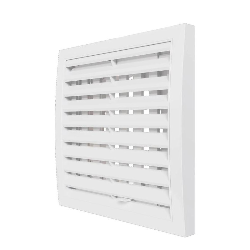 Решетка вентиляционная регулируемая 150х150 с фланцем D100 ERA 1515RRP10F