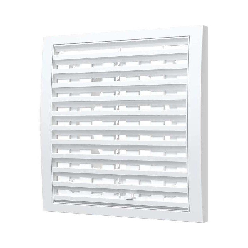 Решетка вентиляционная регулируемая 200х200 с фланцем D125 ERA 2020RRP12.5F