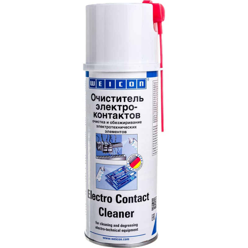Очиститель электроконтактов 400 мл WEICON wcn11210400 Очиститель электроконтактов 400 мл WEICON wcn11210400