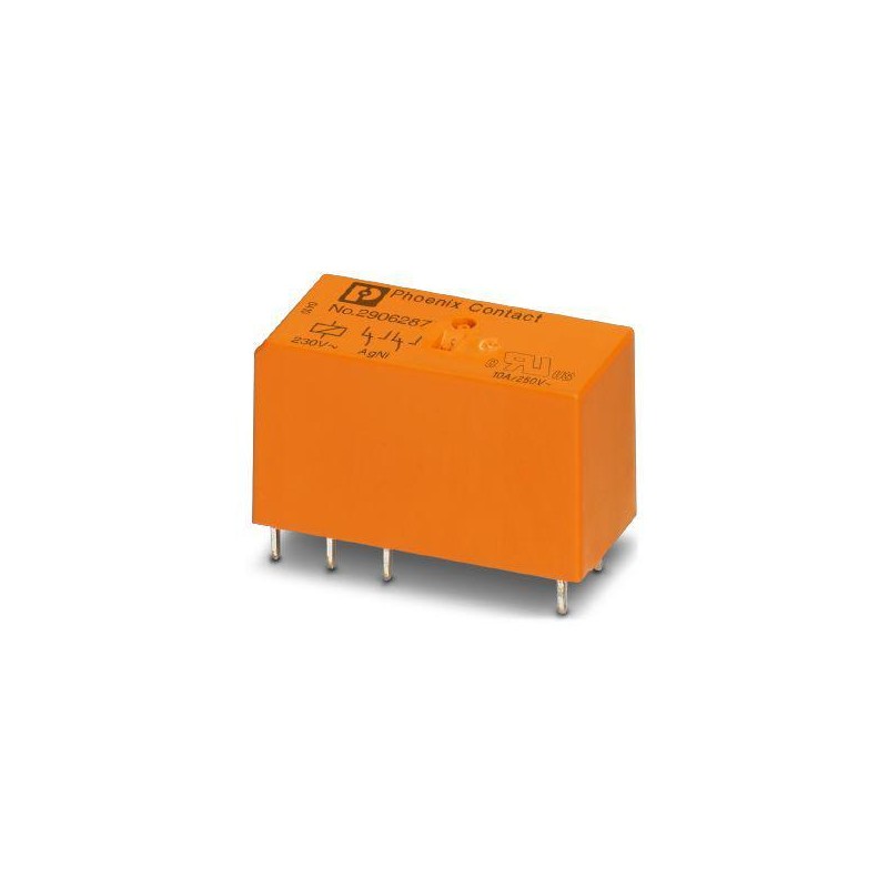 Реле одиночное REL-MR-BL-230AC/21-21 Phoenix Contact 2906287 Реле одиночное REL-MR-BL-230AC/21-21 Phoenix Contact 2906287