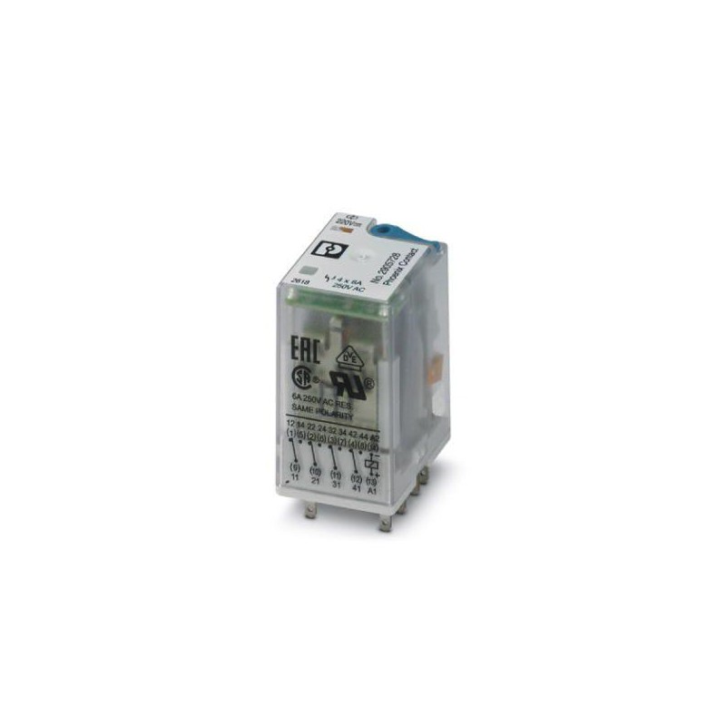 Реле одиночное REL-IR4/DP-220DC/4X21 Phoenix Contact 2905728 Реле одиночное REL-IR4/DP-220DC/4X21 Phoenix Contact 2905728