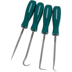 Набор крючков для демонтажа уплотнительных колец (мини), 4 предмета Jonnesway AI030022 48536