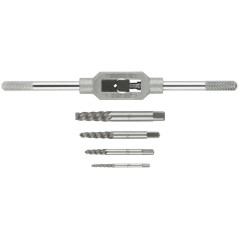 Набор экстракторов профи быстрорежущая HSS сталь 4шт сметчикодержателем FIT 36449