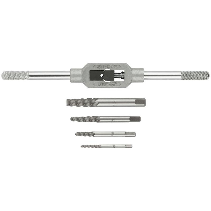 Набор экстракторов профи быстрорежущая HSS сталь 4шт сметчикодержателем FIT 36449 Набор экстракторов профи быстрорежущая HSS сталь 4шт сметчикодержателем FIT 36449