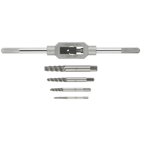 Набор экстракторов профи быстрорежущая HSS сталь 4шт сметчикодержателем FIT 36449