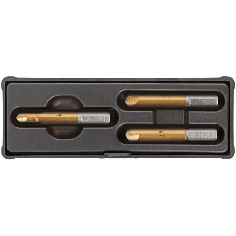 Набор экстракторов профи быстрорежущая HSS сталь 3шт FIT 36453 Набор экстракторов профи быстрорежущая HSS сталь 3шт FIT 36453