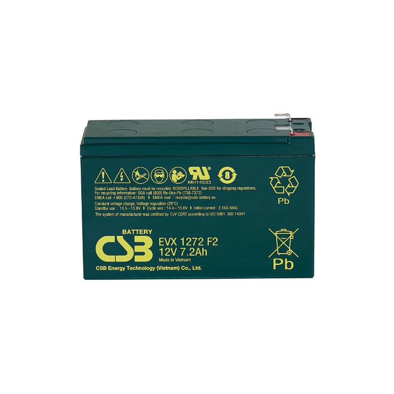 Аккумулятор EVX 12В 7,2Ач Аккумулятор EVX 12В 7,2Ач