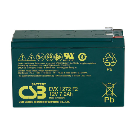 Аккумулятор EVX 12В 7,2Ач