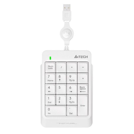 Блок числовой Fstyler FK13 бел. USB slim для ноутбука FK13 USB WHITE A4TECH 1391292