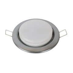 Светильник точечный GX-53-04 220В встраив. метал. матов. хром. Ultraflash 14058